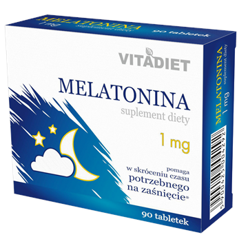 Vitadietp Melatonina 1Mg 90 Tab Spokojny Sen-3707