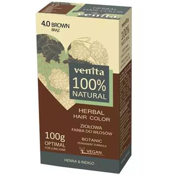 Venita NATURALNA Farba Ziołowa 4.0 Brown 100 g-18817