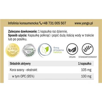 Yango Opc z kory sosny 90 k bioflawonoidy-13226