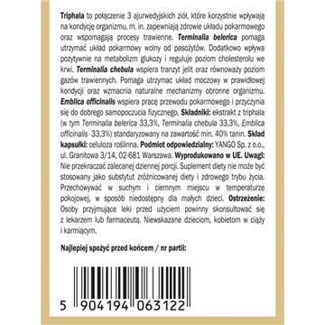 Yango Triphala 90  kapsułek trawienie-18671