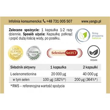 Yango Selen organiczny 90 k tarczyca-16464