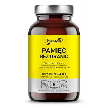 Panaseus Pamięć bez granic 490 mg 50 kap-16871