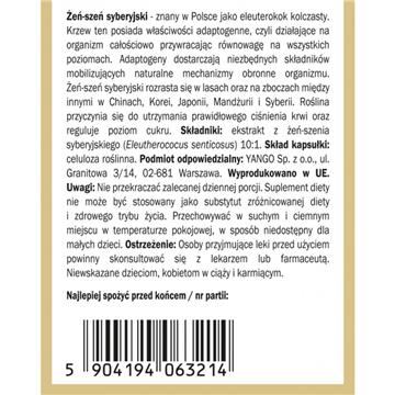 Yango Żeń-Szeń Syberyjski 90 K Sprawny umysł-18351