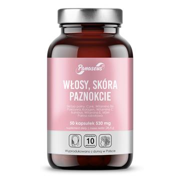 Panaseus Włosy Skóra Paznokcie 50 k 530 mg-18892