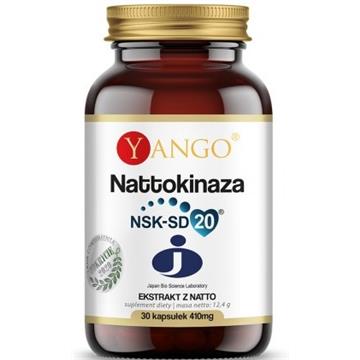 Yango Nattokinaza 410 mg ekstrakt z natto 30 k-11000