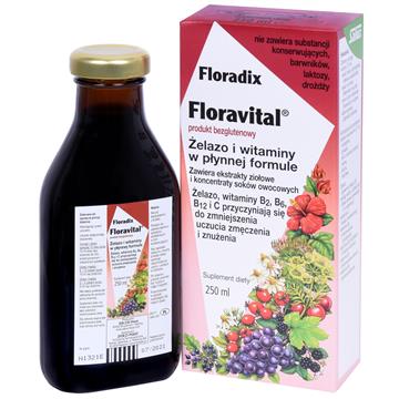 Zioło-Piast Floradix Żelazo Bezglutenowe 250 ML-5760