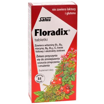 Zioło-Piast Floradix Tabletki 84 Szt Żródło Żelaza-675