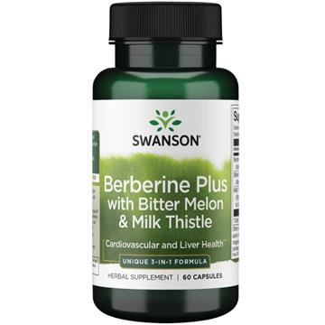 Swanson Berberine Plus Bitter Melon Milk Thistle -22118