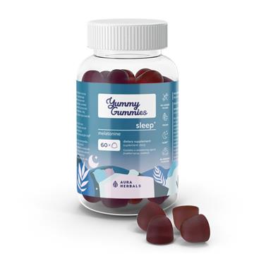 Aura Herbals Yummy Gummies melatonina żelki 60 szt-22186