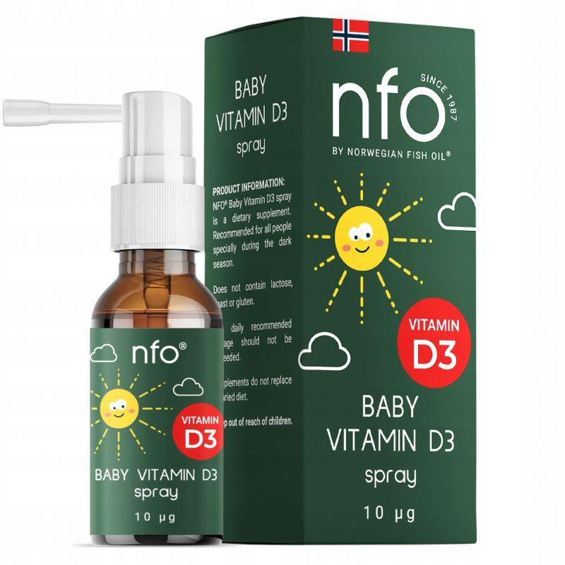 NFO Baby Witamina D3 spray 10 mg-22122