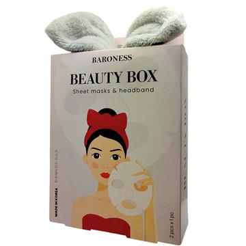 Baroness zestaw Beauty Box: opaska + 2 maski-22490