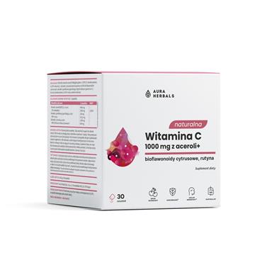 Aura Herbals Naturalna Witamina C 1000 z acerolii-22498