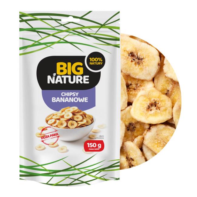 Big Nature Chipsy Bananowe 150 g-22617