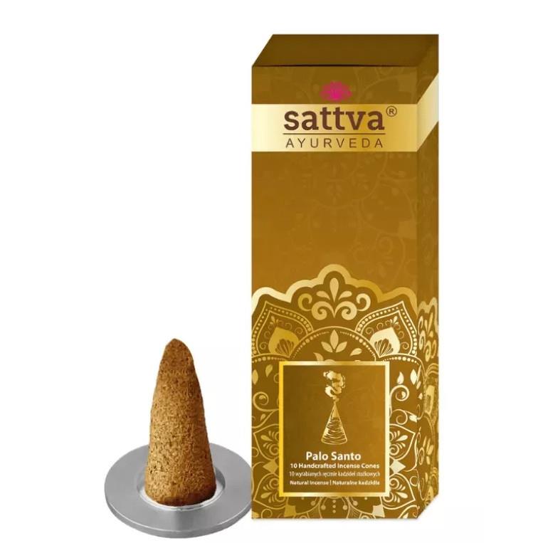 Sattva Kadzidła Stożkowe Cones Palo Santo 10 szt -22649