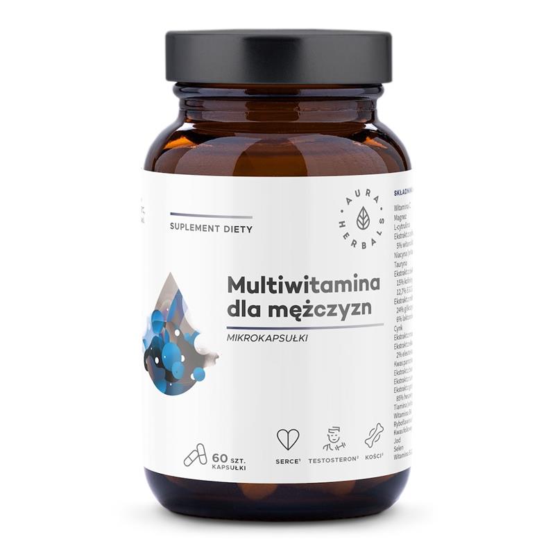 Aura Herbals Multiwitamina dla mężczyzn 60  kaps-22699