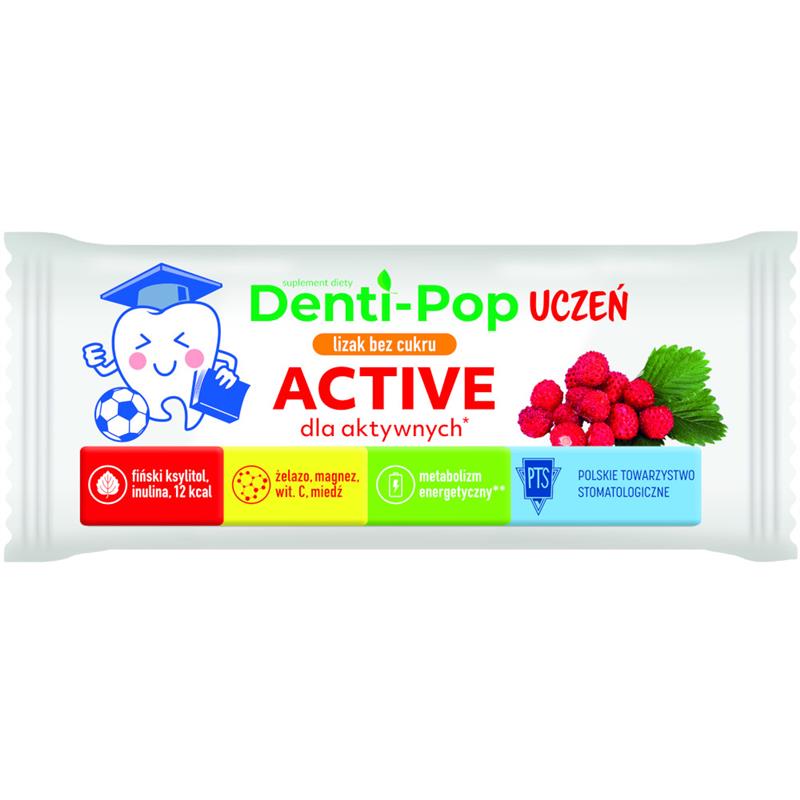 Starpharma Lizak Denti-Pop Uczeń ACTIVE 1 szt-22805