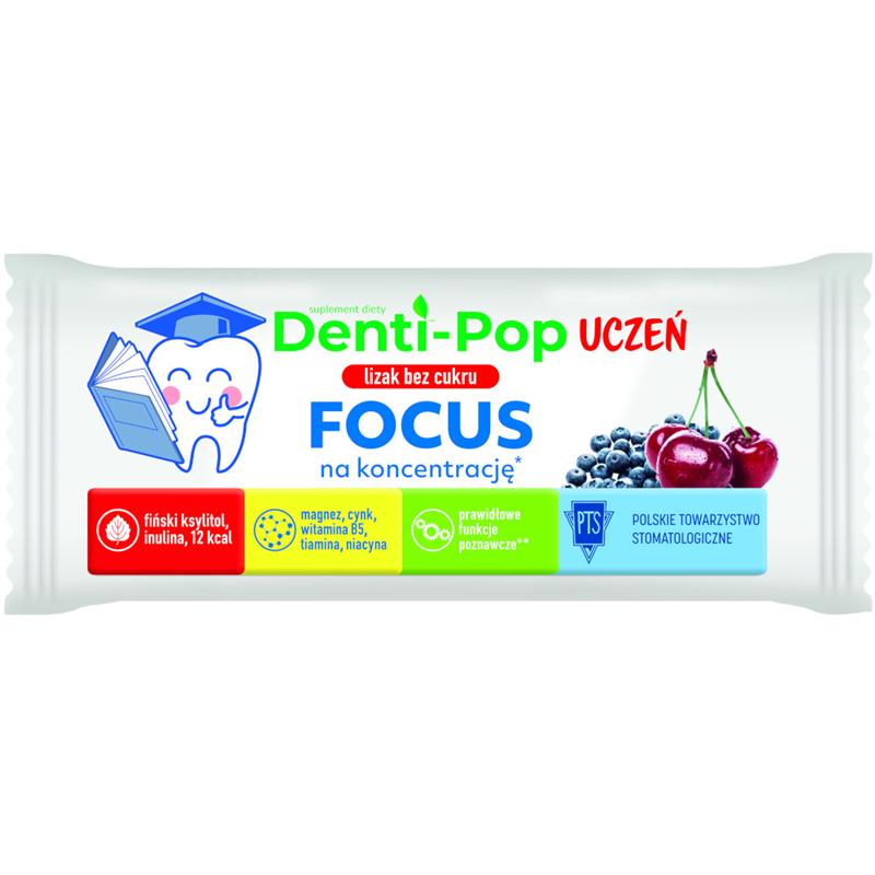 Starpharma Lizak Denti-Pop Uczeń Focus 1 szt-22807