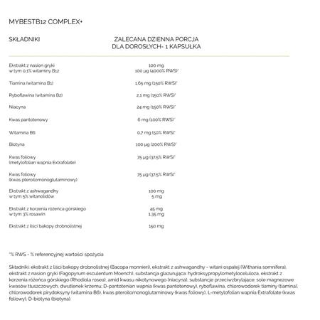  MyBestPharm B12 complex + 30 kapsułek-22841