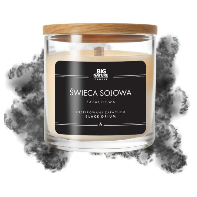 Big Nature Świeca Sojowa BLACK OPIUM 215 g-22972