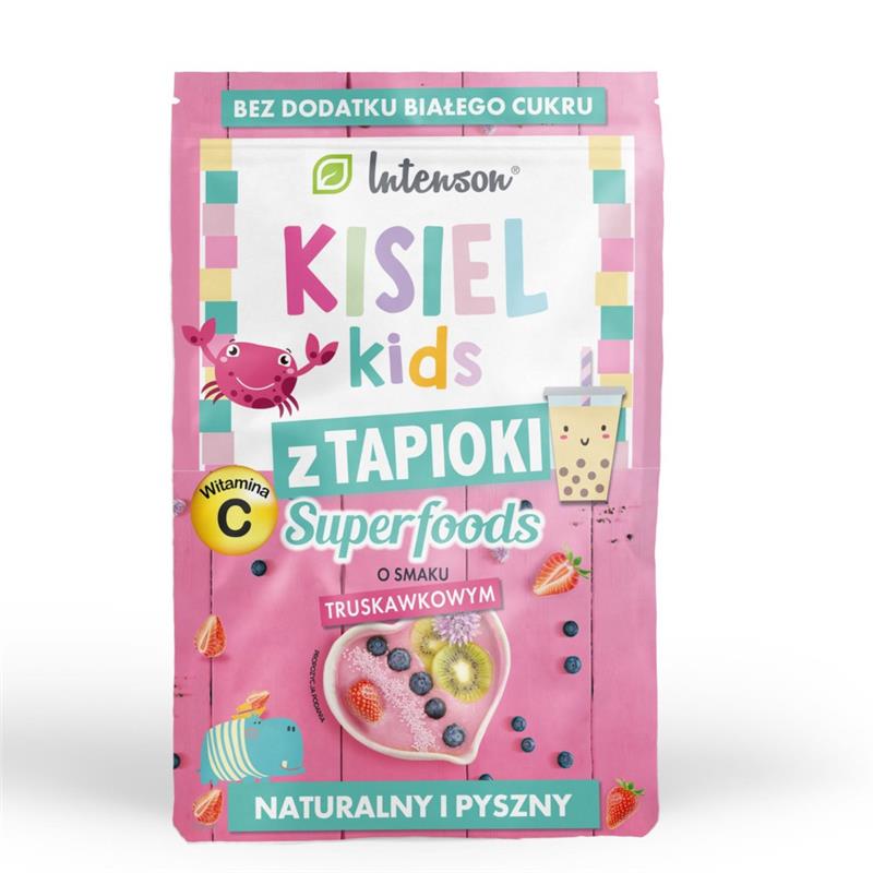 Intenson Kisiel KIDS z tapioki truskawkowy 30 g-22988