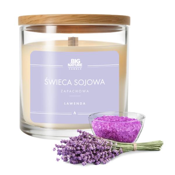 Big Nature Świeca Sojowa LAWENDA 215 g-23063