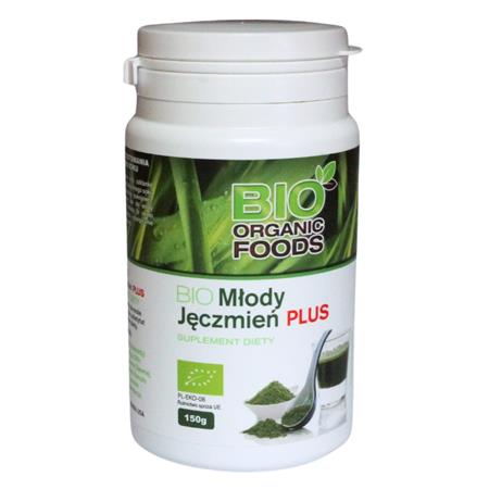 BIO ORGANIC FOOD 100% BIO Młody Jęczmień Plus 150 -23215