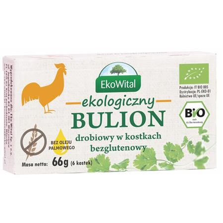 EkoWital Bulion Drobiowy Bezglutenowy BIO 66 g-23248
