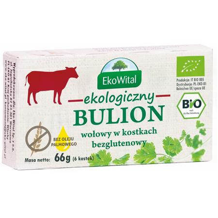 EkoWital Bulion Wołowy Bezglutenowy BIO 66 g-23250