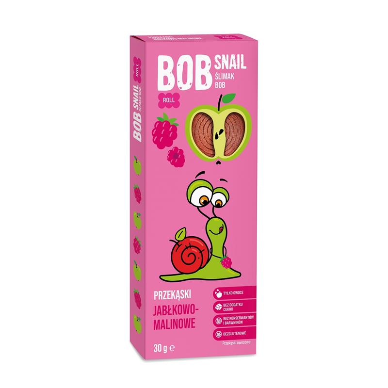 Bob Snail Przekąska jabłkowo-malinowa 30g-23244