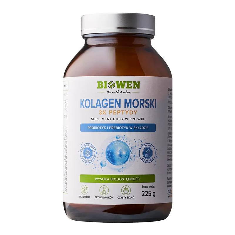 Biowen Kolagen Morski typu I i III 225 g-23307