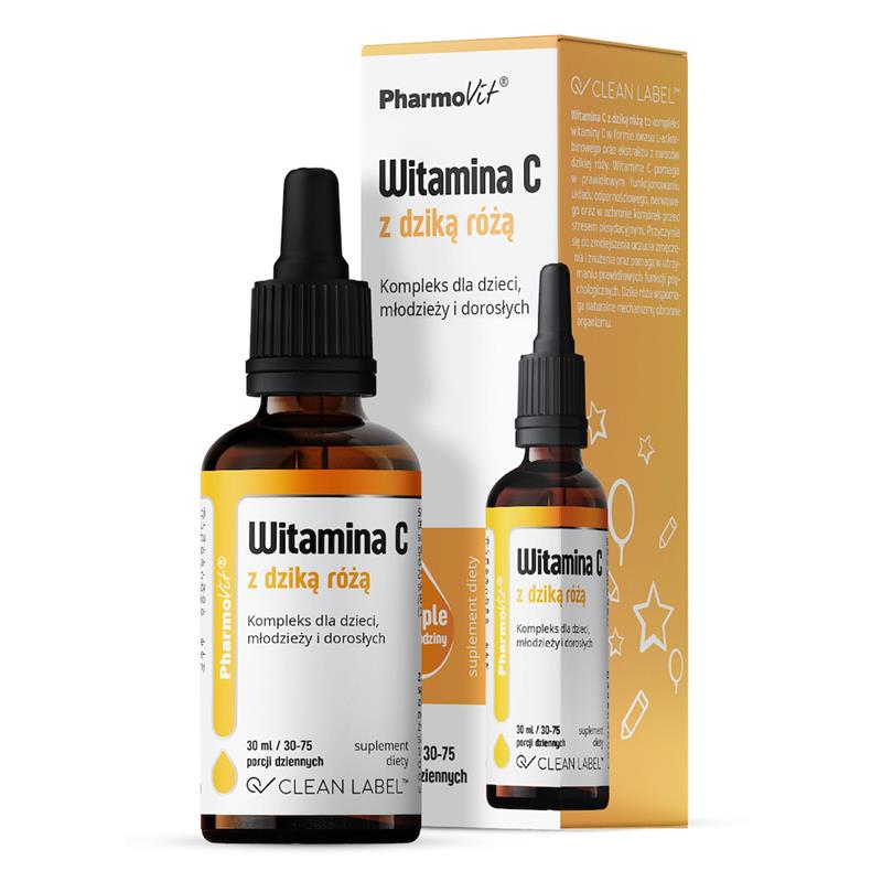 Pharmovit Witamina C z dzikią różą 30 ml-23318