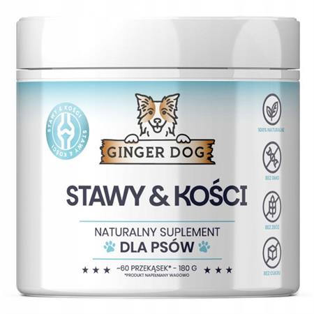 Ginger Dog Stawy & Kości  suplement dla psów 180 g-23378