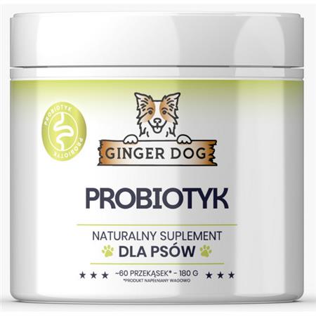 Ginger Dog Probiotyk suplement dla psów 180 g-23376