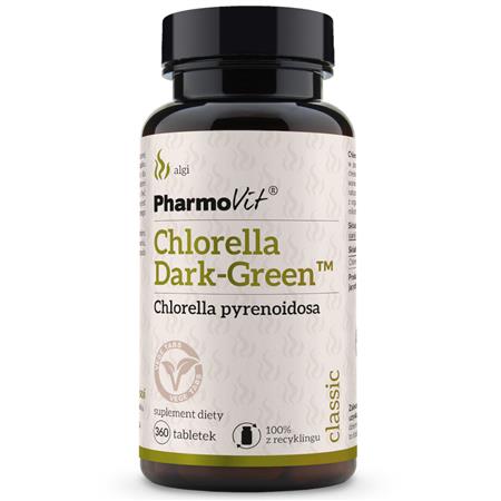 Pharmovit Chlorella Dark Green 360 tabletki-23403