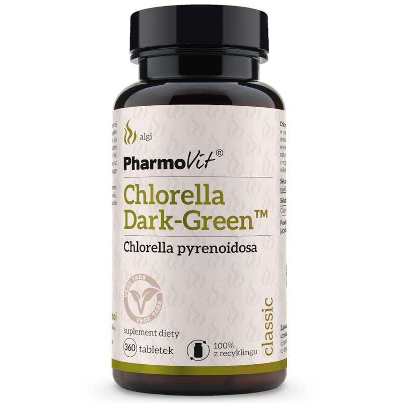 Pharmovit Chlorella Dark Green 360 tabletki-23403