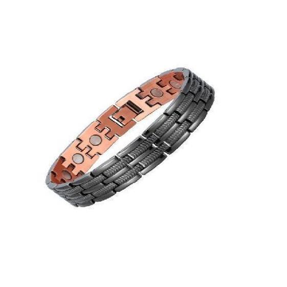 Miedziana Bransoletka Dwukolorowa -23444