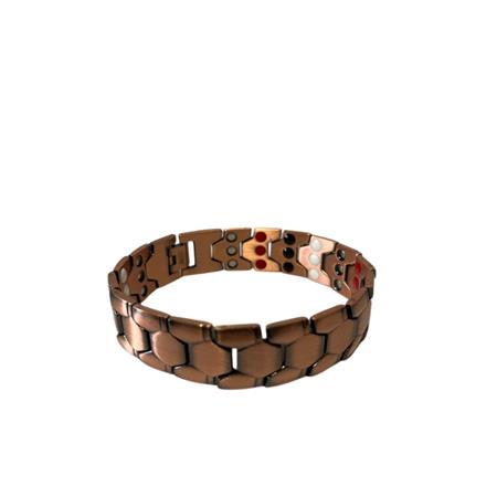 Miedziana Bransoletka Kolor Midziany Heksagen-23481