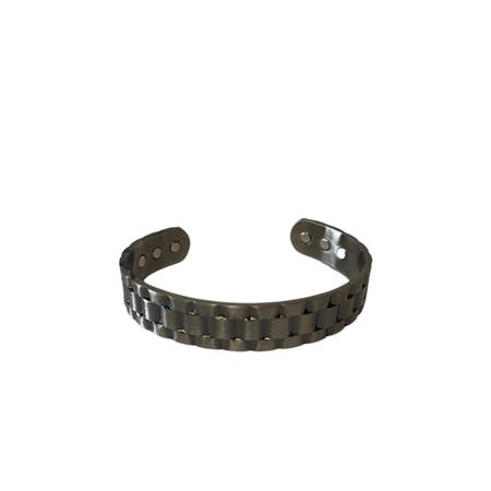 Miedziana Bransoletka Zegarkowa Srebrna-23493