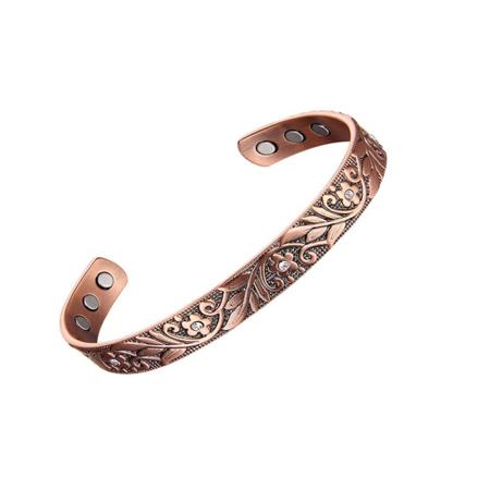 Miedziana Bransoletka Złoty Róż-23408