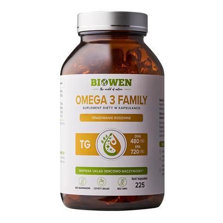 Biowen Omega 3 TG Family 720 mg EPA 480 DHA 225 k-23596