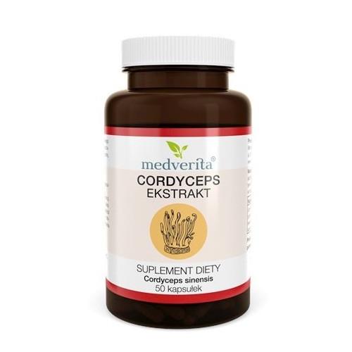 Medverita Cordyceps ekstrakt 500 mg 50 kapsuŁek-23603