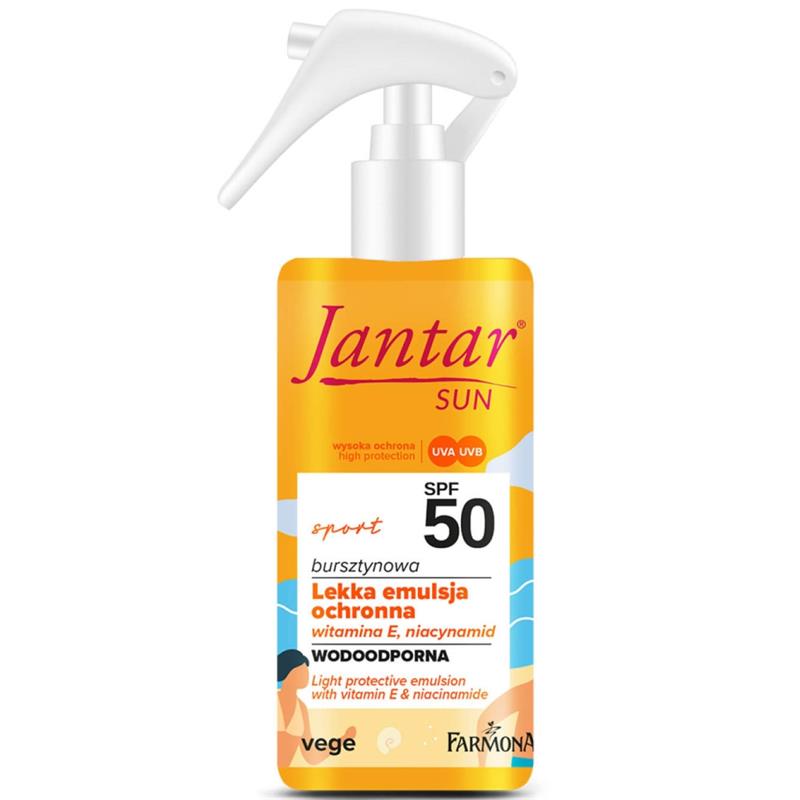 Jantar Sun Sport Lekka ochronna emulsja SPF 50 150-24044