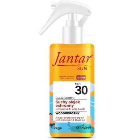 Jantar SUN Bursztynowy Suchy Olejek SPF 30 150 ml-24046