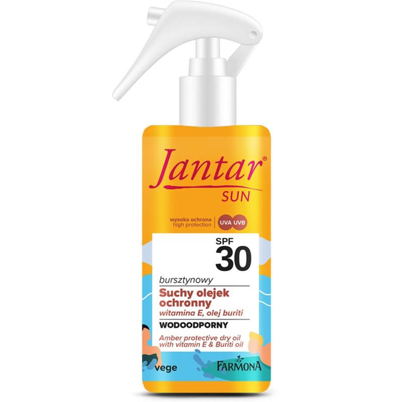 Jantar SUN Bursztynowy Suchy Olejek SPF 30 150 ml-24046