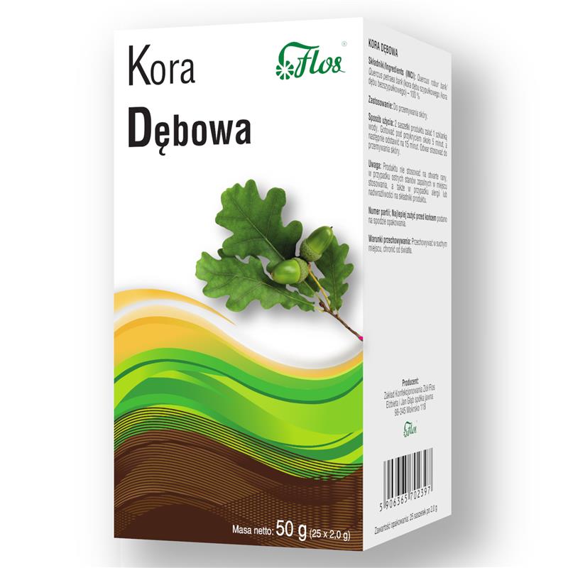 Flos Kora Dębowa 25 X 2 g -24149