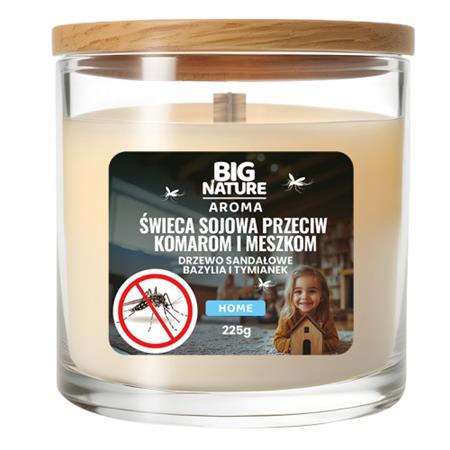 Big Nature Świeca Sojowa na komary i meszki 225 g-24153