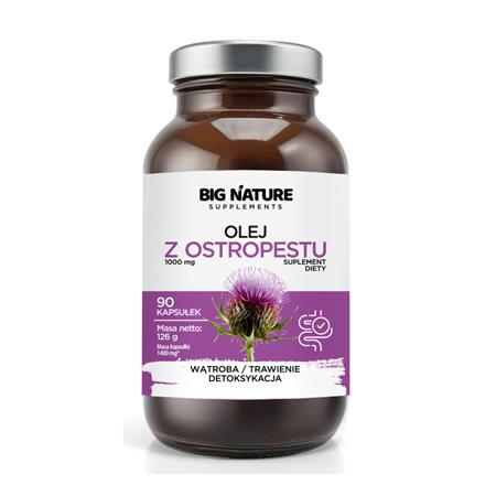 Big Nature Olej z ostropestu kapsułki 90 szt.-24156