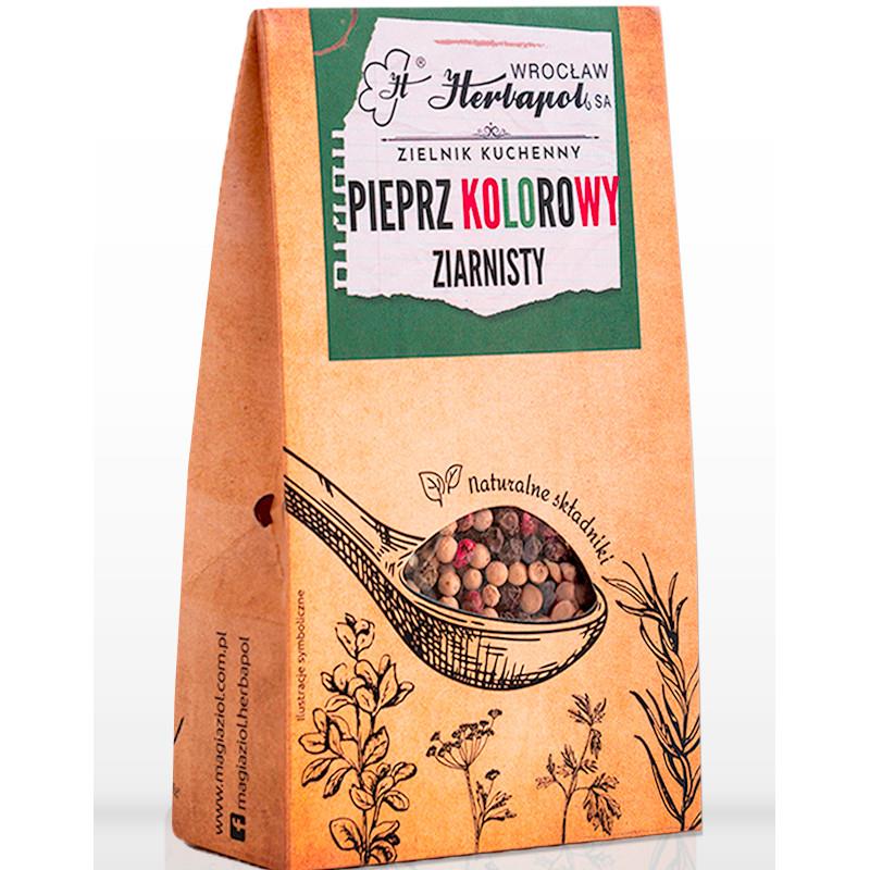 Herbapol Ziołowa Pieprz Kolorowy ziarnisty 40 g-24214