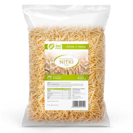 BIO invex Makaron orkiszowy nitki 400 g-24233
