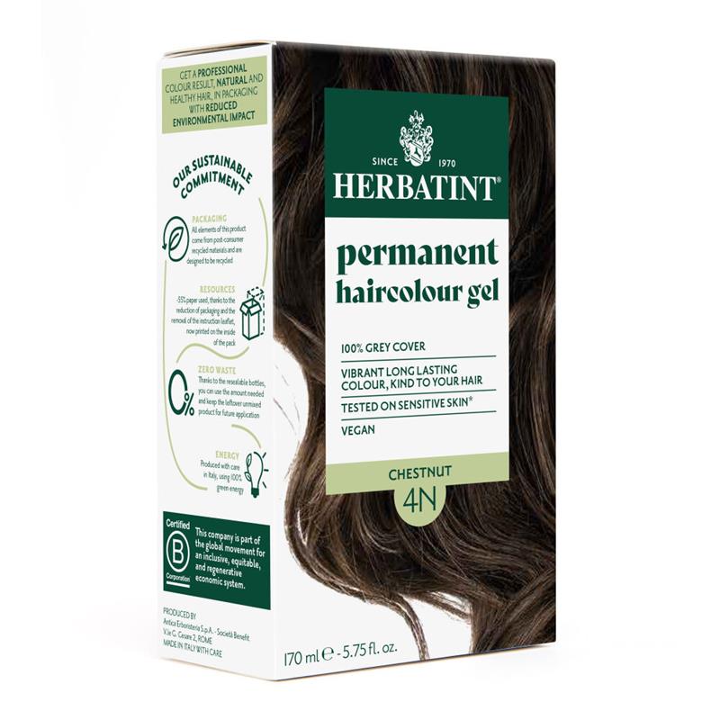Herbatint Farba w żelu 4N  Kasztan 170 ml-24239